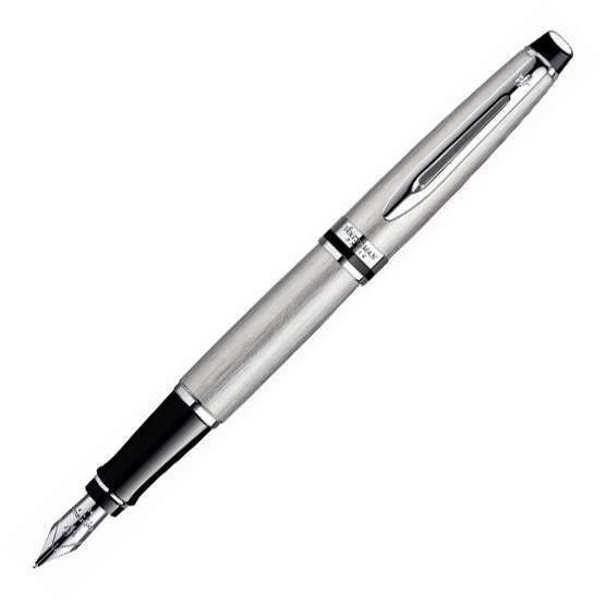Waterman Expert Stainless Steel PT Fountain Pen 1 Waterman Expert Stainless Steel PT Fountain Pen
