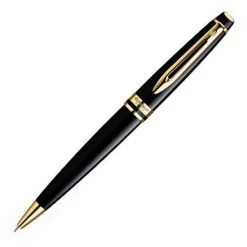 Waterman Expert Black Lacquer GT Ballpoint Pen